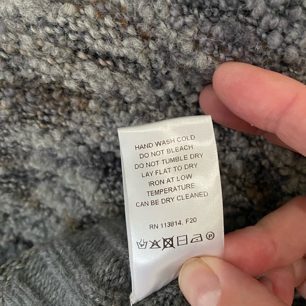 Billy Reid sweater, made in Italy, wool/alpaca/cashmere blend! Medium - Picture 8 of 8